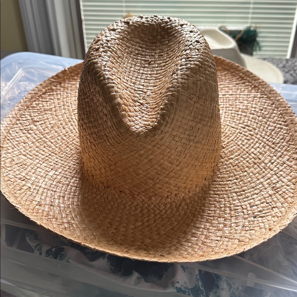 Men's Tan Straw Hat